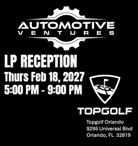 Automotive Ventures LP Reception (at NADA)