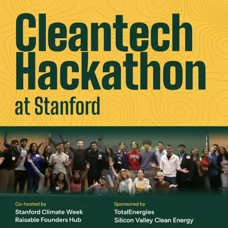 Cleantech Hackathon at Stanford