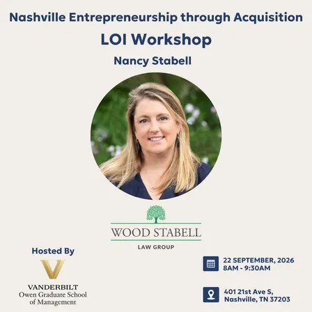 LOI Workshop, a Nashville ETA Event