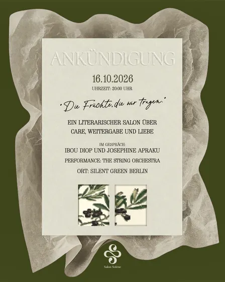 Die Früchte, die wir tragen.