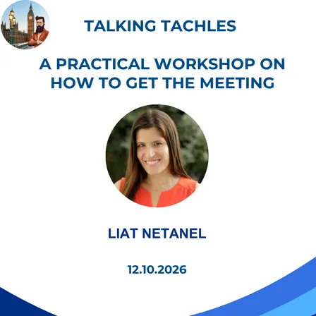 Talking Tachles: How to Get the Meeting