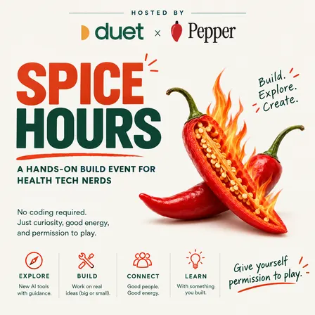 Pepper's Health Tech Spice Hours: Hands-on AI time