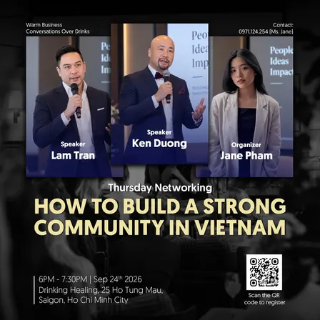 Thrive Thursday - How to build Comunity in Vietnam