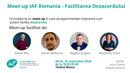 Meetup IAF Romania: Facilitarea Dezacordului