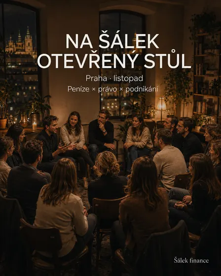 Na Šálek Otevřený stůl: Peníze × právo × podnikání ☕️