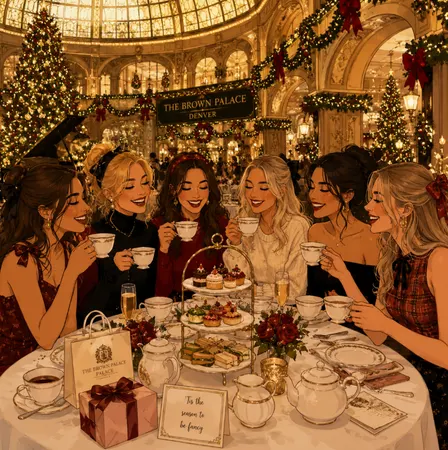 Friends and Follies: Brown Palace Holiday Tea