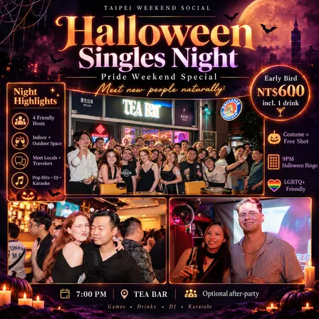 🎃🌈 Halloween × Pride Weekend Singles Night