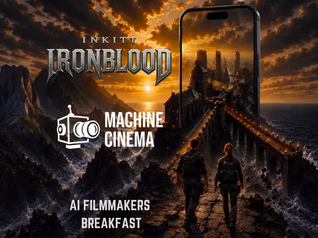 Inkitt Ironblood and Machine Cinema Present SF Monthly AI Filmmakers Breakfast