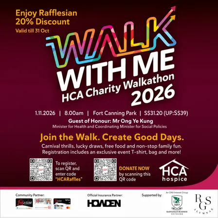 ❤️ RAFFLES WALK WITH HEART❤️