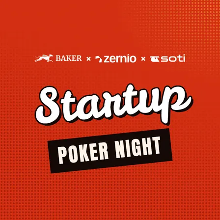 Zernio × Baker · Startup Poker Night