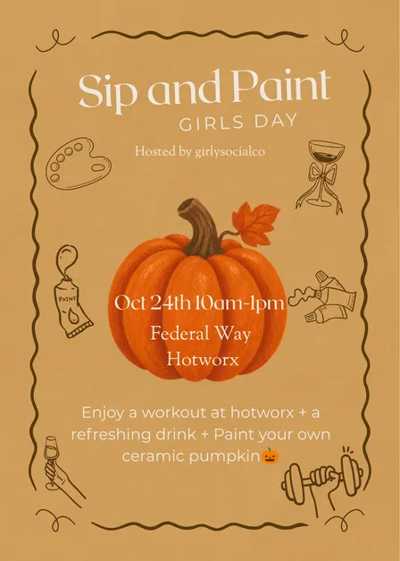 Sip & paint Pumpkins🎃