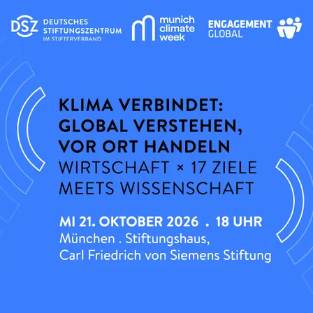 Klima verbindet: Global verstehen, vor Ort handeln