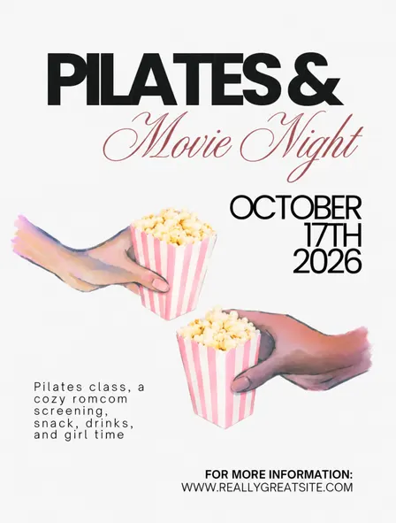 Pilates & Movie Night: October Edition