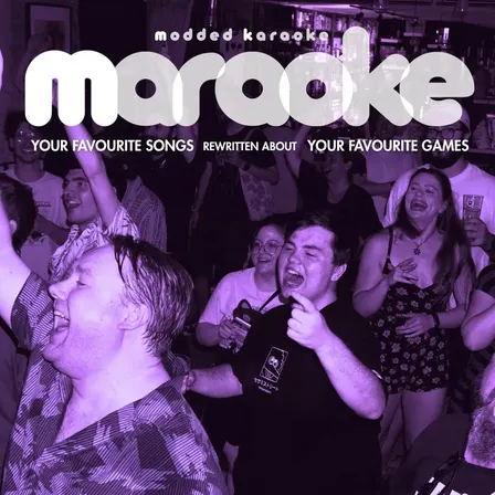 Maraoke: A party! With karaoke! And video game jokes???
