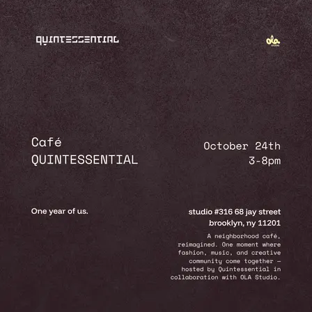 Café Quintessential