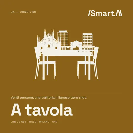 SmartAI: Una cena, parliamo di AI — Milano