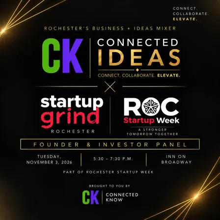 CONNECTED IDEAS x Startup Grind Event for Rochester Startup Week