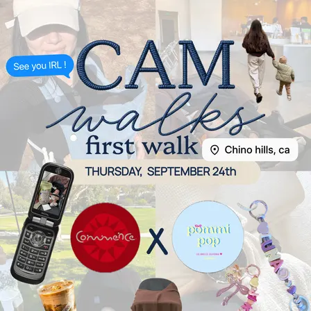 CAM’s VERY FIRST WALK 🤍🥰