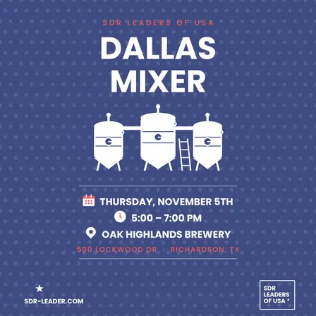 SDR Leaders of USA: Dallas Mixer