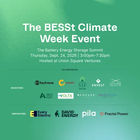 The BESSt Climate Week Event