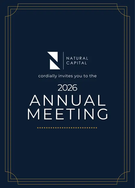 Natural Capital Annual Meeting