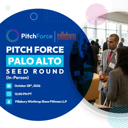 PitchForce Palo Alto Seed Round (In-Person)