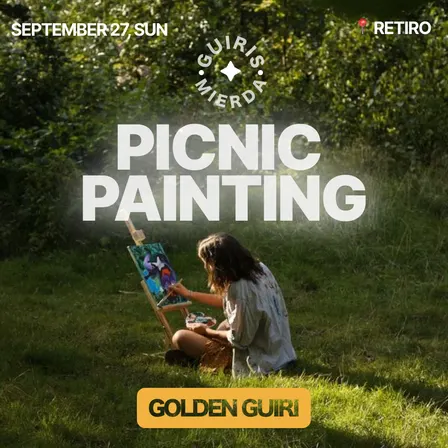 PICNIC PAINTING | At Retiro 🧺🎨
