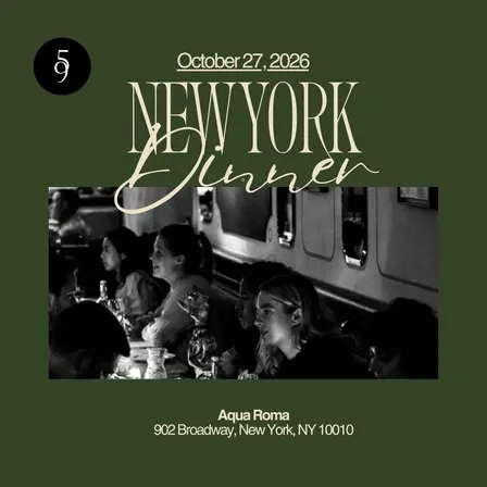The Upstream Problem - 5 to 9 Society Dinner in NYC