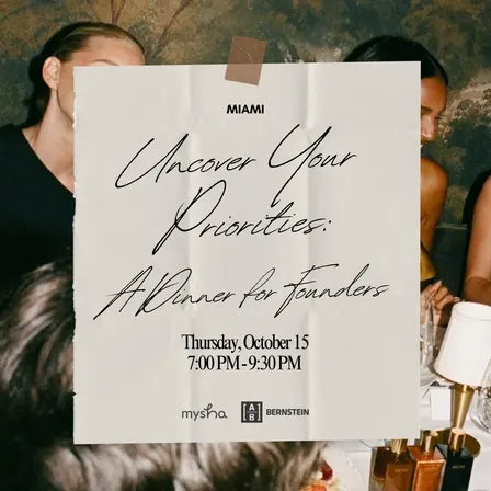 MIA: Uncover Your Priorities — A Dinner for Founders