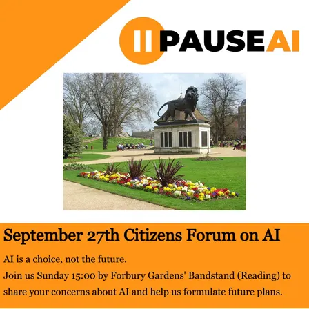 Reading Citizens Forum on AI