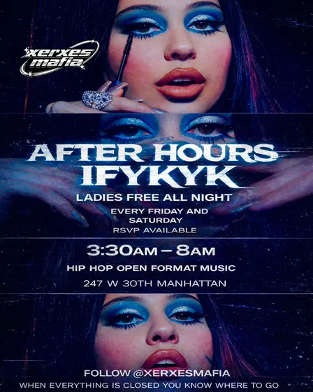 XERXES: NYC AFTER PARTY (Every Tuesday,Thursday,Friday Saturday & Sunday 3:30am - 8:00am 🌃 (Live Strippers) OFFICIAL AFTER PARTY OF NYC