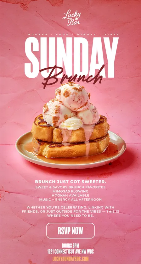 Brunch At Lucky Sundays