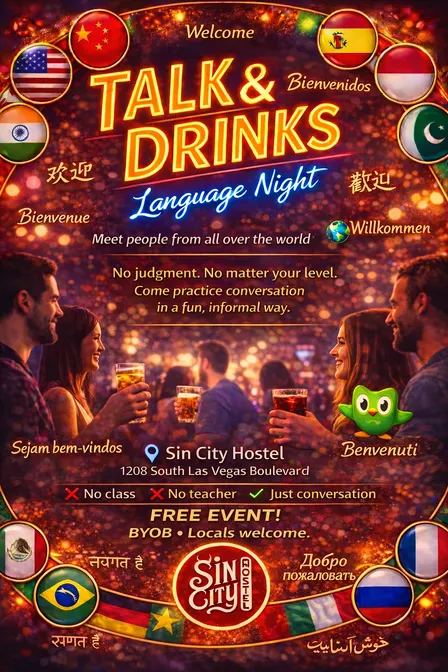 Talk & Drinks Language Night