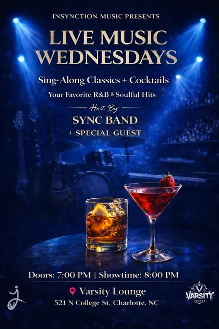 Live Music Wednesday W/ Sync Band by