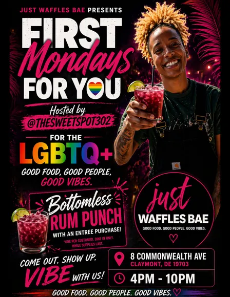 FIRST MONDAYS-Free Bottomless Rum Punch LGTBQ