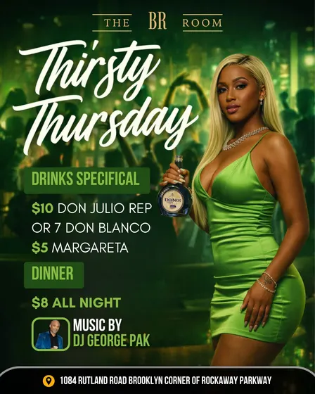 Thirsty Thursday by Blue Room Bar & Grill - Prime Time Events