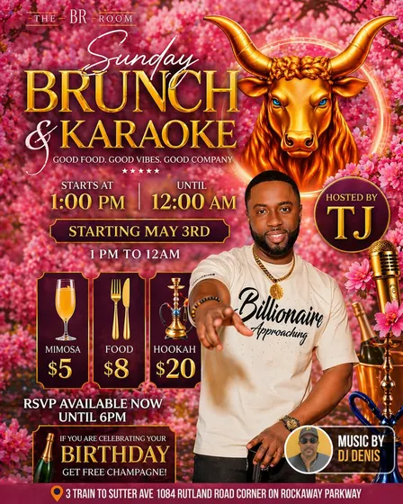 Sunday Brunch & Karaoke at Blue Room Bar & Grill