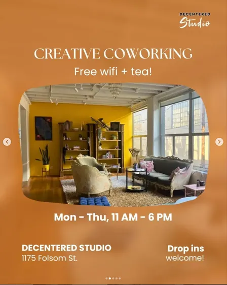 Creative Co-Working at Decentered Studio