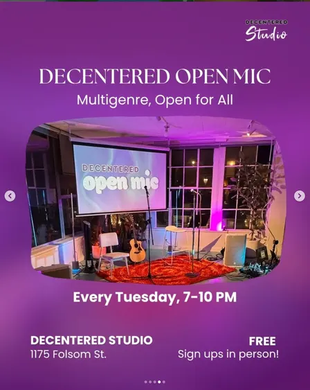 Decentered Open Mic