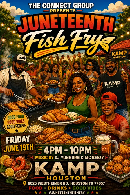 JUNETEENTH FISH FRY | SAT JUN 19 @ PROSPECT TXT "FISHFRY" 832.752.2196 FOR VIP (Copy)