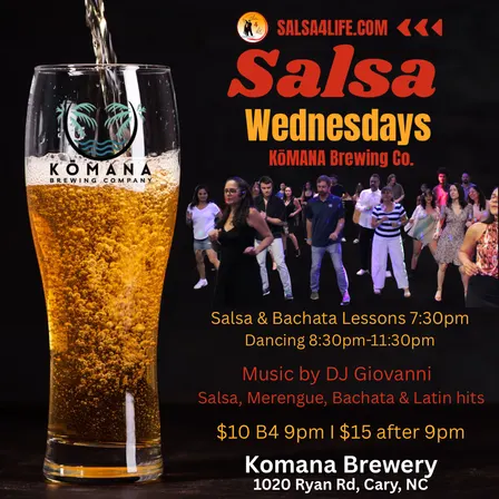 Salsa Wednesdays Latin Social & Lessons