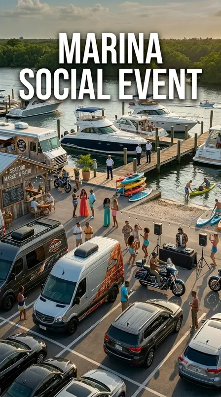 Marina Block Party 🥳 BBq, DJ, Drinks, Boats and Vibes