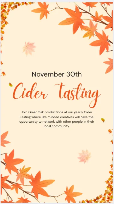 Cider Tasting