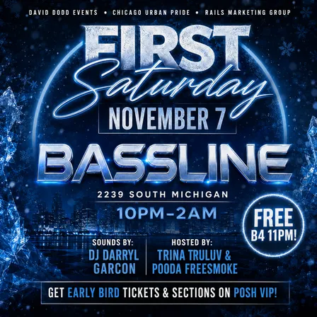 1ST Saturday @ Bassline!
