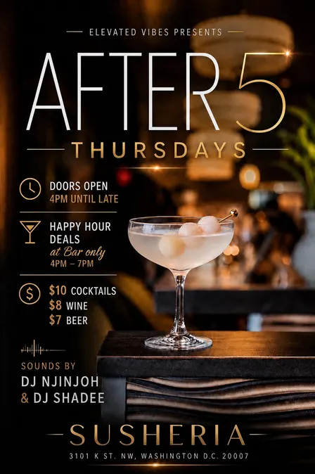 AFTER 5 THURSDAYS Grown Folks R&B Happy Hour