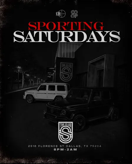 "Sporting Saturdays" @ Sporting Club!