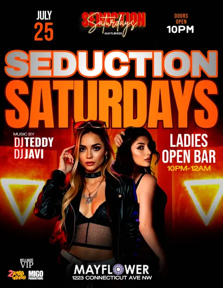 Seduction Saturdays At Mayflower DC
