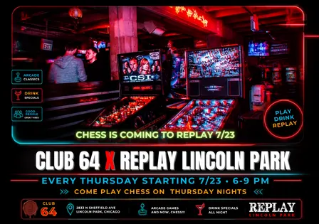 ReplayArcade Bar x Chess Club