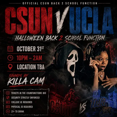 CSUN V UCLA Halloween Function
