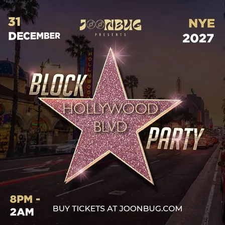 Hollywood Blvd Block Party NYE 2027 LA